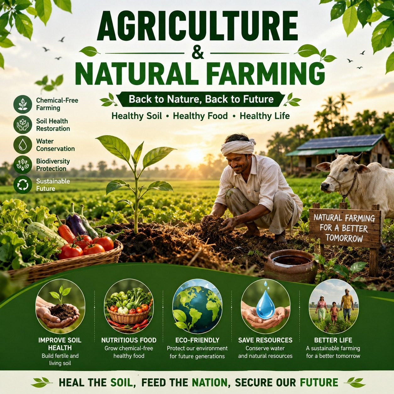 Agriculture & Natural Farming program poster