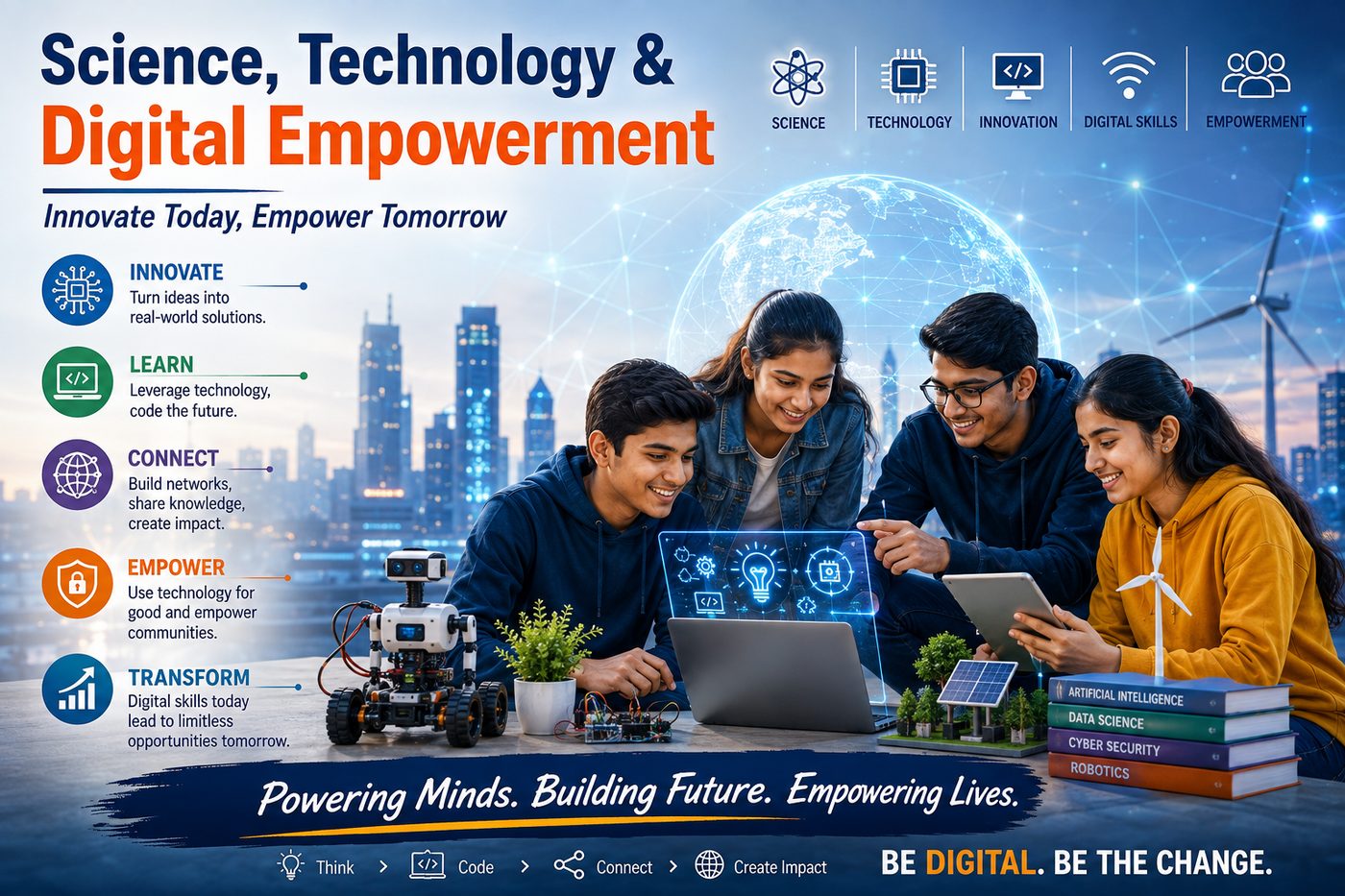 Science, Technology & Digital Empowerment program poster