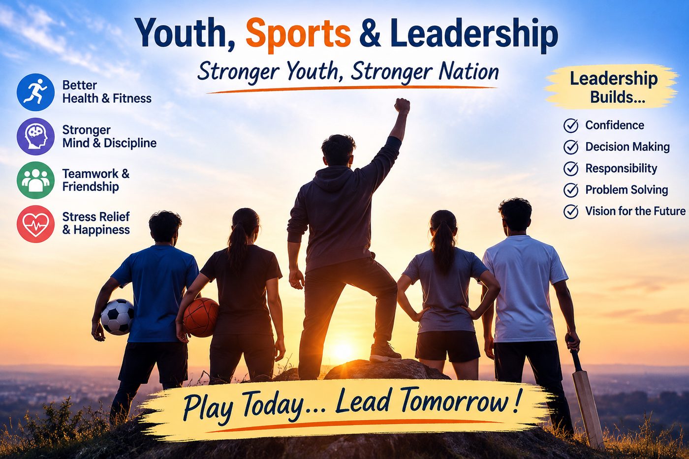 Youth, Sports & Leadership program poster